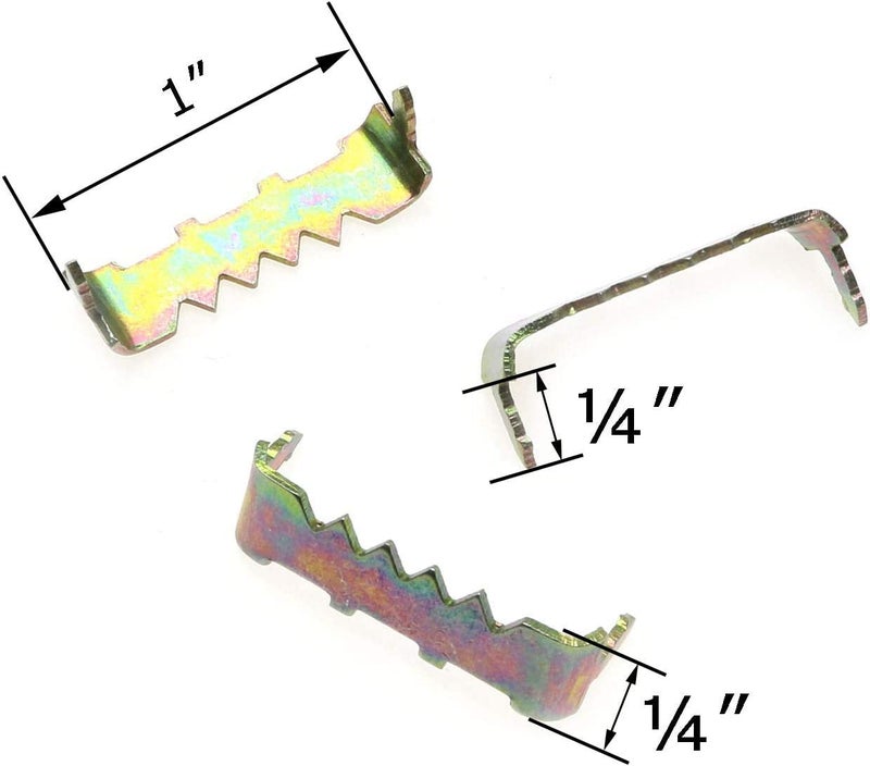 MEETOOT 50 قطعة شماعة صور مسننة للخشب الصلب بدون مسمار مقاس صغير 25x7x9 مللي متر - Image 2